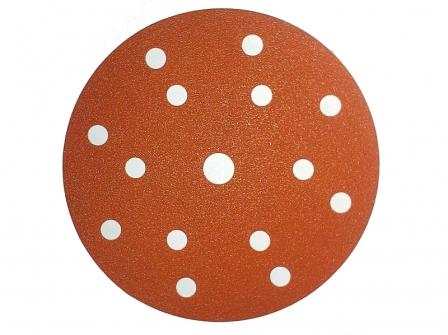 Круг абразивный 542 на липучке коричневый
